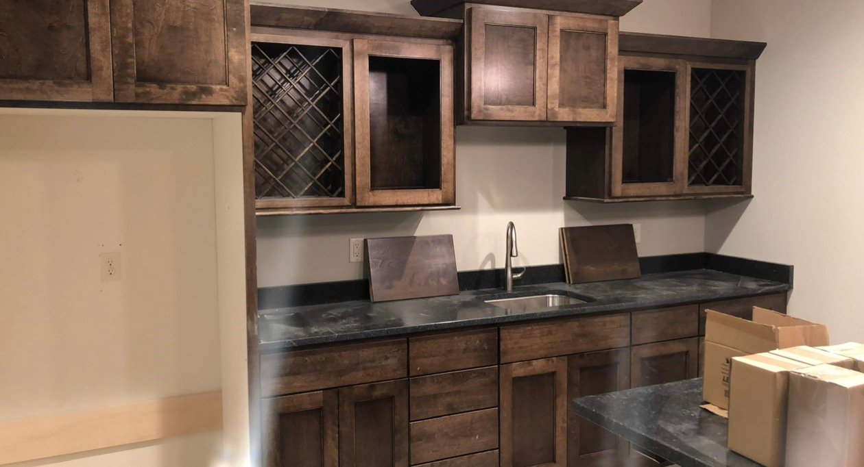 Kitchen cabinet installation in Milwaukee, WI — Infinity Wood Works