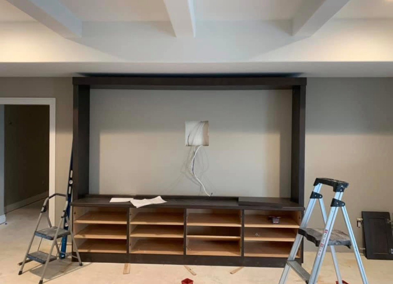 Cabinet installation in Waukesha, WI — Infinity Wood Works
